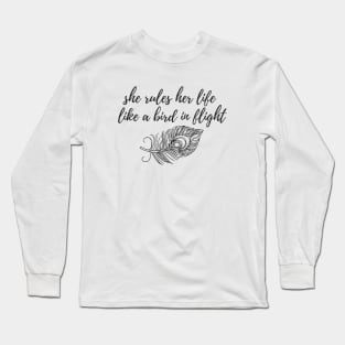 Like a Bird in Flight Long Sleeve T-Shirt